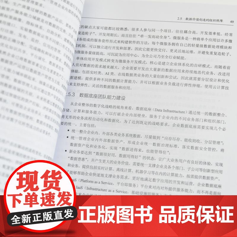 AI时代的数据价值创造:从数据底座到大模型应用落地 人工智能大数据计算机数据管理数据分析书籍高清大图