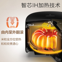 飞利浦(Philips) 电饭煲 HD4528 4L/4升大容量 IH电磁加热 麦饭石内胆材质 家用多功能 智能预约功能