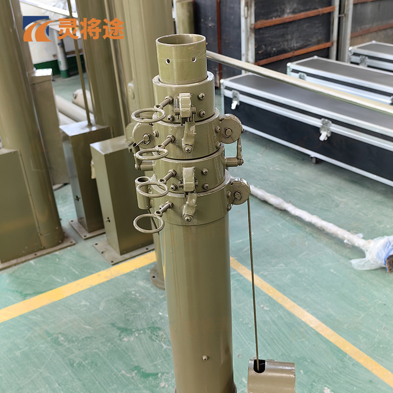 灵将途 可车载移动快装 10米手电一体升降杆避雷针 LJT-A356-SDYT10高清大图