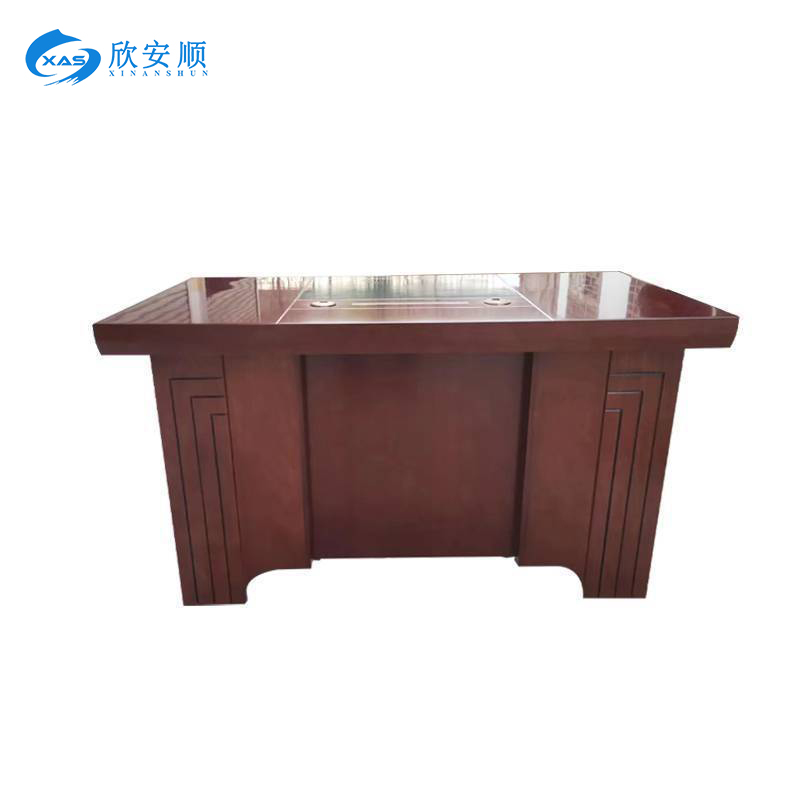 欣安顺 油漆办公桌(木皮) 1200*600*760mm 张高清大图