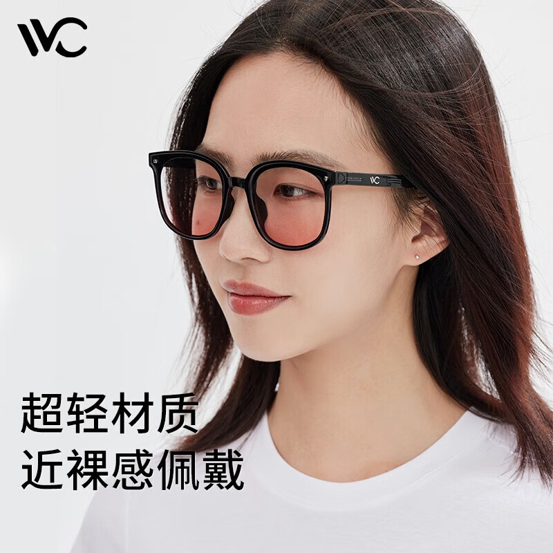 VVC漫野系列折叠墨镜 腮红粉高清大图
