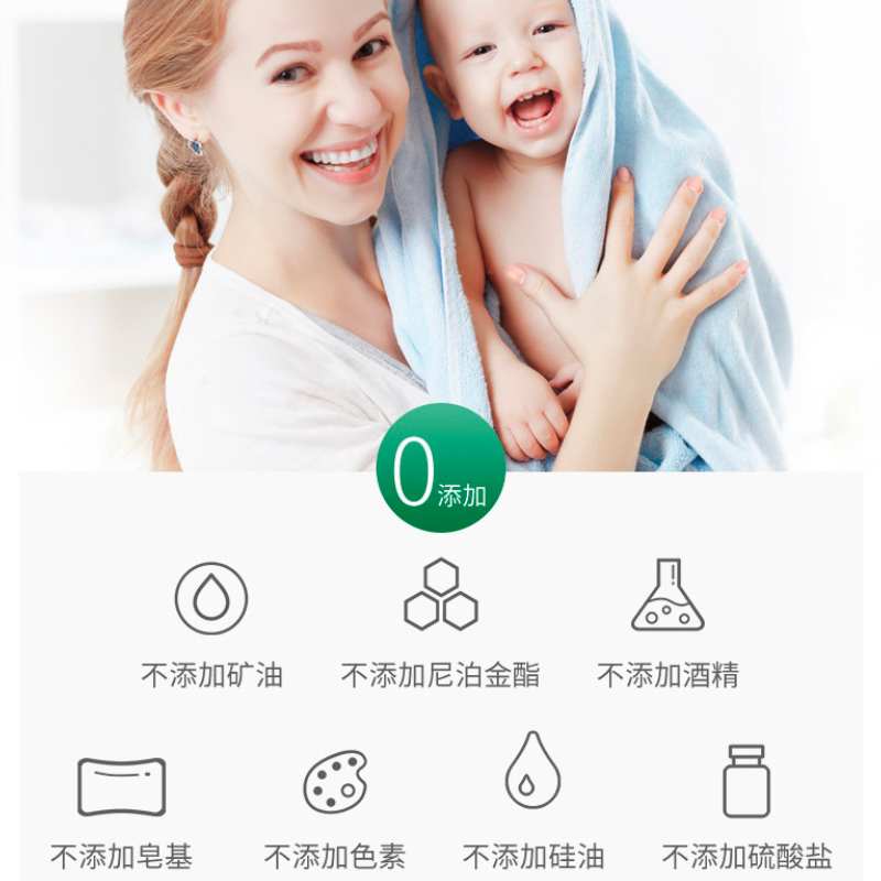 润本(RUNBEN) 婴儿泡泡洗发沐浴露二合一 350毫升 小孩宝宝洗发水沐浴露