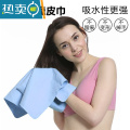XIANCAI鹿皮巾擦头发干发巾吸水速干毛巾加厚抹布洗头干发帽宠物洗澡浴巾 一条加大号85*33平面款桶装绿色