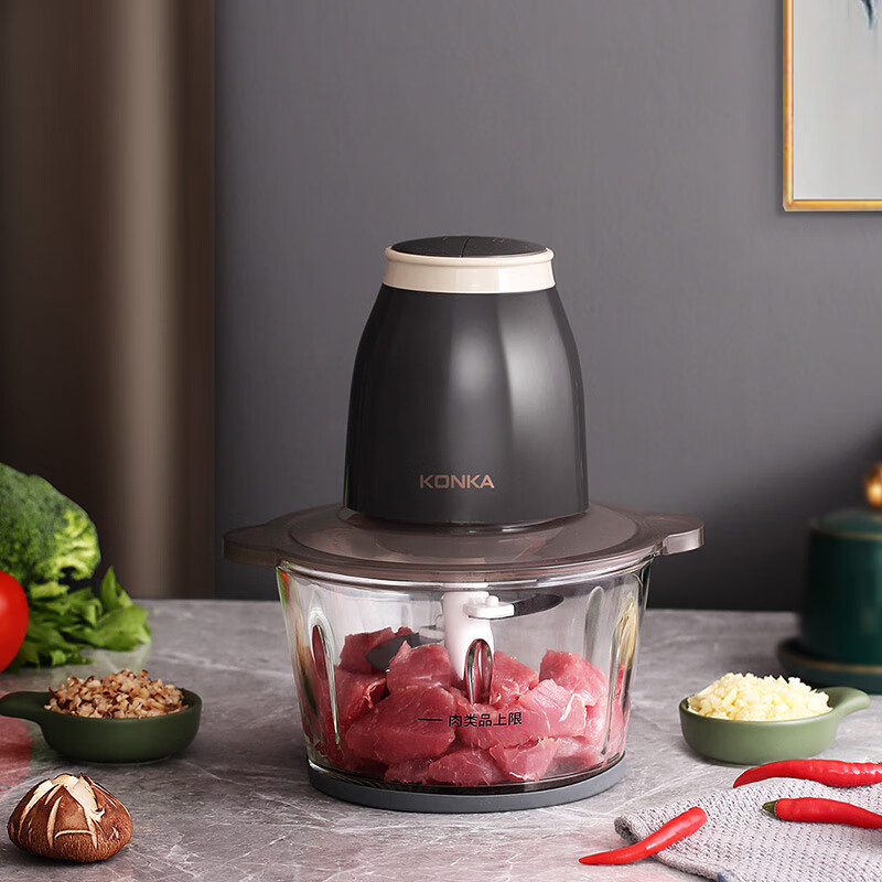 康佳(KONKA) 碎肉机绞肉机1.8L(黑色) KJRJ-1820-M