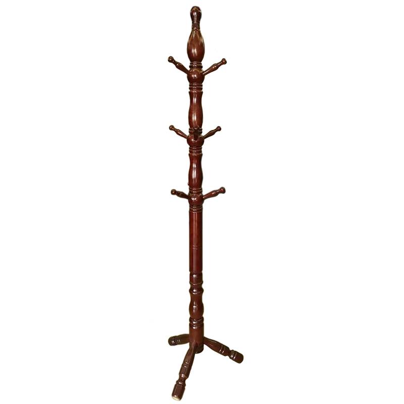 广亿隆实木中式晾衣架落地衣帽架 加厚WH-YMJ4518#D/个