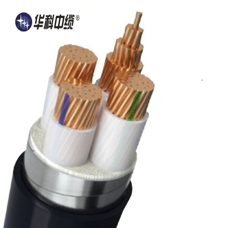 华科中缆 阻燃4芯铠装低压电缆 ZR-YJV22-4 米 米 ZR-YJV22-4*400