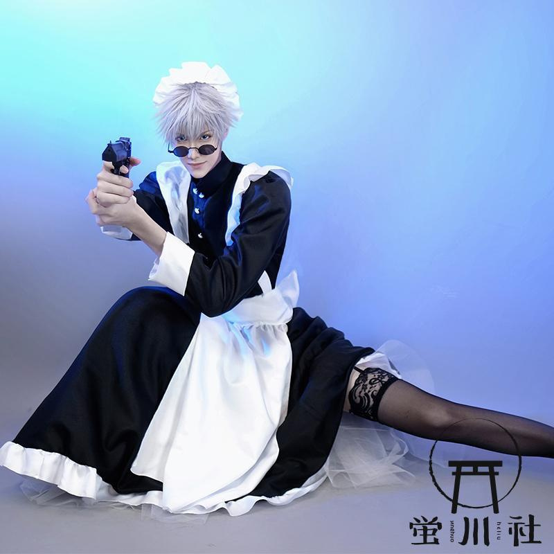 咒术回战cos五条悟男穿女仆装5t5女装大佬动漫cosplay全套服装五条悟