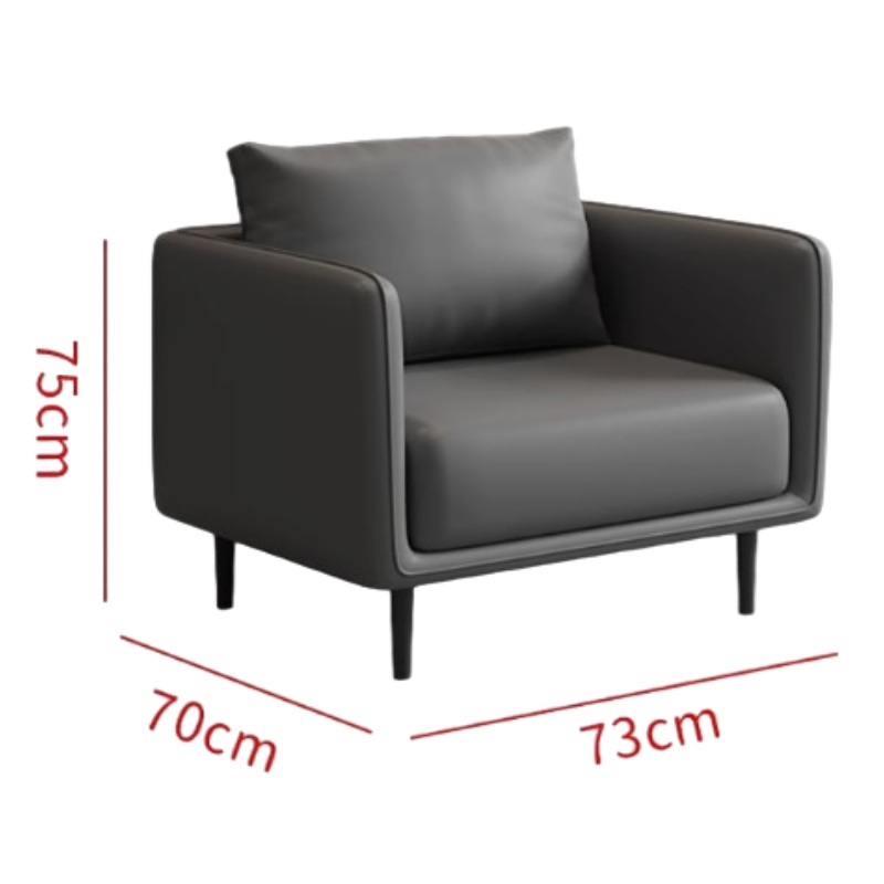 芙首泰办公组合沙发730*700*750mm(4单人+茶几)套高清大图