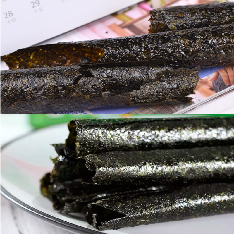 泰国进口老板仔海苔辛辣味香脆海苔卷紫菜卷27g即食紫菜
