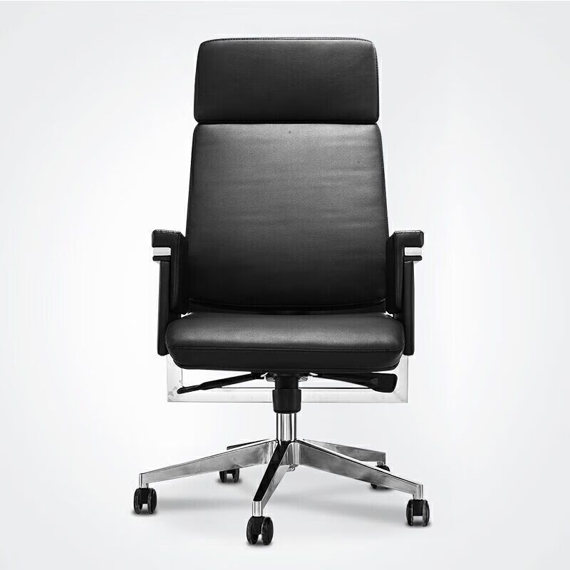 圣斯顿CH-141A 黑色皮质主管椅转椅610*700*1100-1140mm(单位:把)黑色高清大图