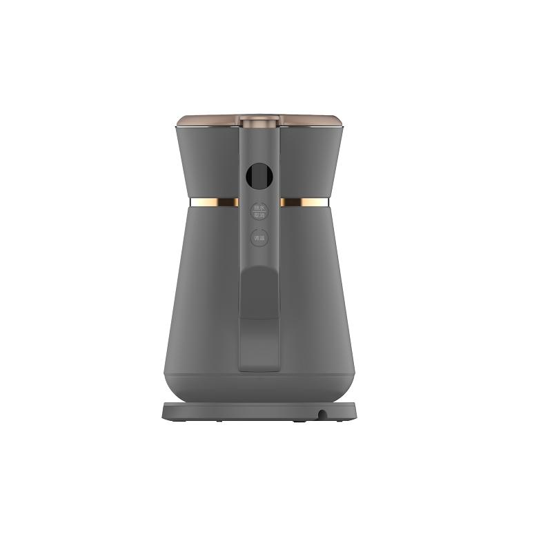 美的(Midea)MK-SH15P509快速电热水壶U型壶嘴轻触按键烧水壶温度显示四段控温304不锈钢双层防烫