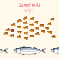 西西猫猫粮成幼猫全价猫主粮通用海洋鱼味猫粮营养增肥2.5kg