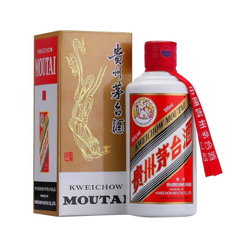 飞天53%vol 200ml 贵州茅台酒【价格图片品牌报价】-苏宁易购