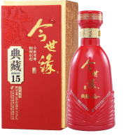 【酒厂自营】今世缘41.8度白酒典藏15 500ml单瓶装 婚宴