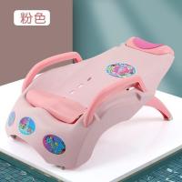 新品婴儿童洗头躺椅男女宝宝可折叠洗头神器小孩家用洗头发床凳子 粉色[1-10岁 折叠大号] 洗头凳