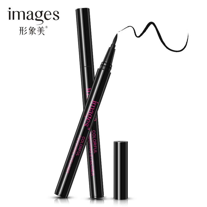 形象美炫彩动感眼线笔 漆黑速干眼线水笔2g高清大图