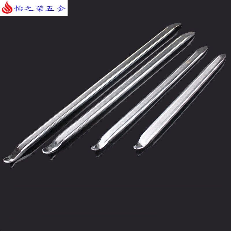 撬棍扁撬板撬棒撬杠小汽车拆卸补胎工具摩托车轮胎 镀铬40厘米两根图片