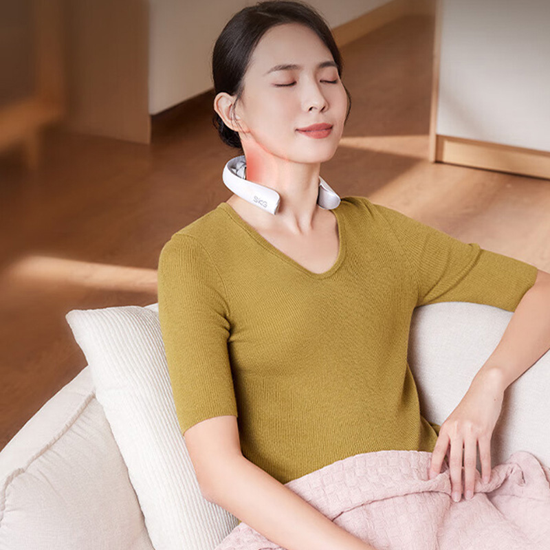 SKG颈椎按摩器蓝牙脖子肩颈按摩仪K5系列2代尊贵礼盒款高清大图