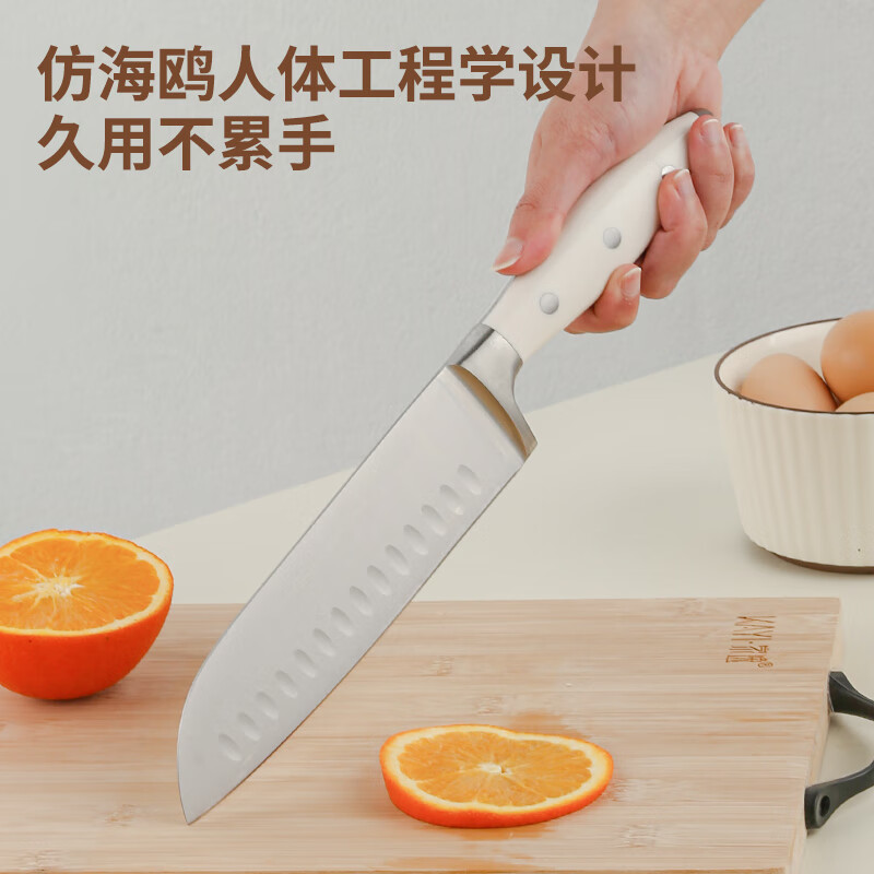 栢士德BYSTON阿菲尔厨具套装刀剪刀水果刀耐用易磨 刀具四件套BST-165高清大图