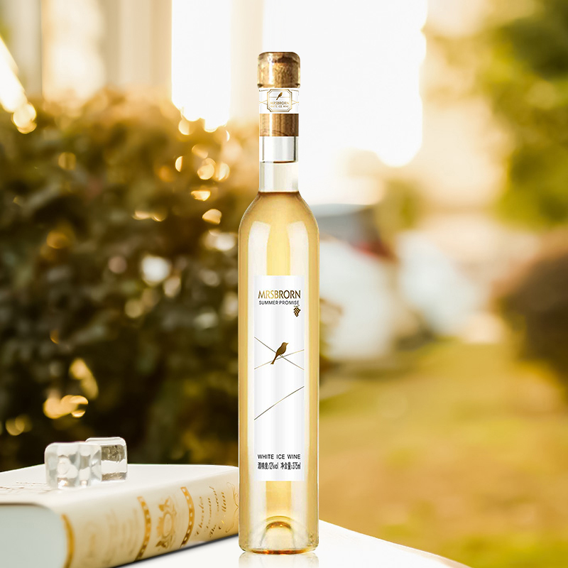 布朗夫人 夏诺冰白葡萄酒 375ml 12° 单瓶装