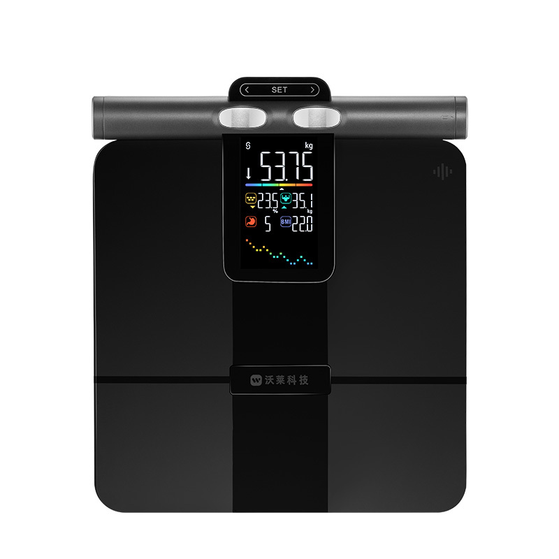 沃莱八电极智能彩屏体脂秤P7Max