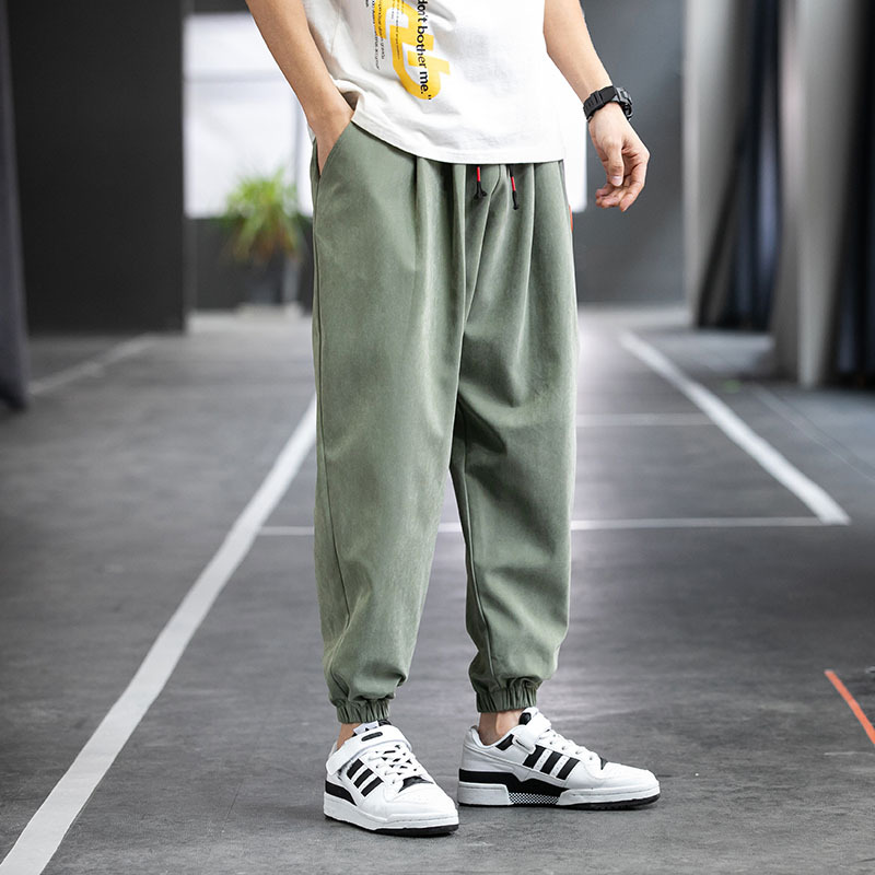 束脚裤男士春秋季宽松束腿韩版潮流春装裤子休闲男生运动卫裤长裤md8