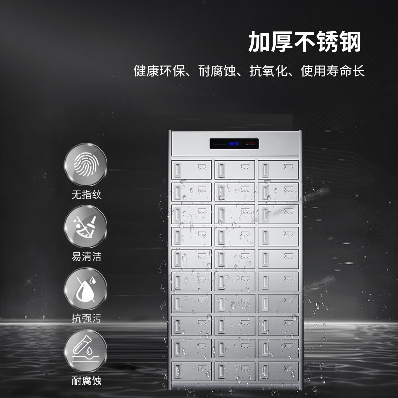 脉巴赫商用多格消毒柜大容量多室消毒柜热风循环食堂饭店臭氧紫外线消毒柜 磁吸消毒柜MBH-DG30-CX高清大图