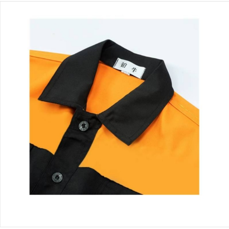 铂牛 上黄下蓝工作服 S-XXXL 套高清大图