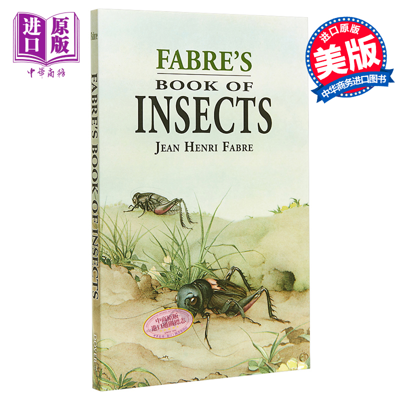[正版]昆虫记原版 法布尔昆虫记 豆瓣高分 英文原版 Fabre’s Book of Insects Fabre中商原高清大图