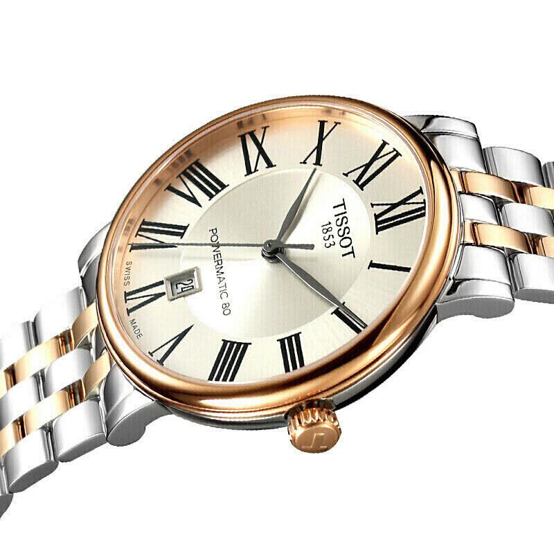 天梭(TISSOT)卡森臻我系列钢带机械男表T122.407.22.033.00图片