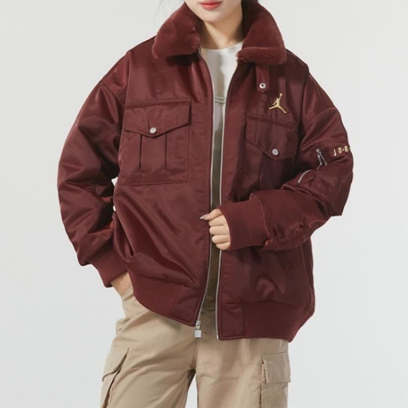 NIKE耐克棉服运动休闲舒适保暖女装外套FZ6449-619 D图片