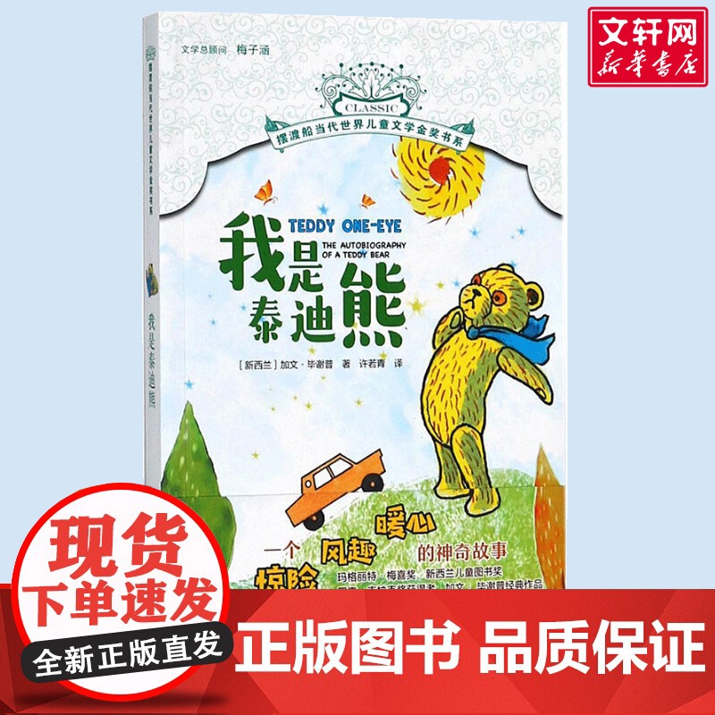 我是泰迪熊 摆渡船当代世界儿童文学金奖书系 小学生二年级三年级课外书阅读书籍纽伯瑞获奖国外经典寒暑假书目新华正版高清大图