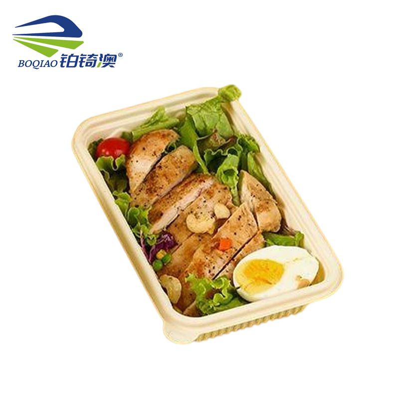 铂锜澳 方形玉米淀粉基餐盒/1000ml-200套/箱高清大图