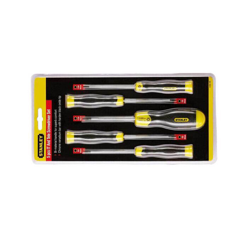 工具库 史丹利Stanley 5件套花形螺丝批 起子65-155-0-23 5件套