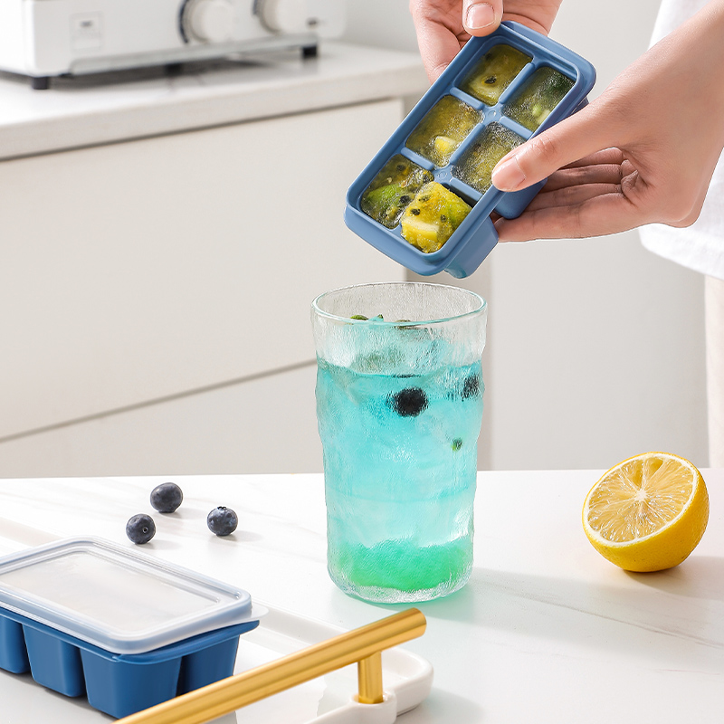 梵特 家用制冰盒塑料自制冻冰神器冰格模具密封迷你带盖冻冰块模具高清大图