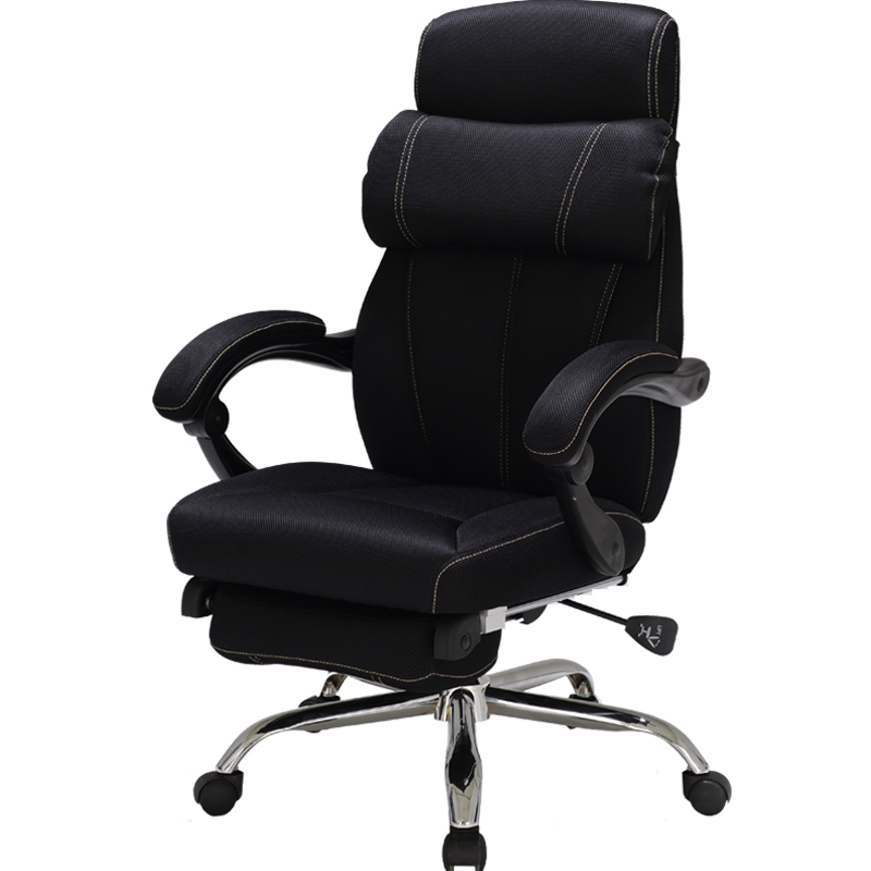 恒林家用办公椅电脑椅人体工学旋转可升降可躺大班老板椅皮质简约现代午休座椅电竞游戏椅金属脚其他8800高清大图