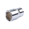 长鹿 1/2”碳钢镜面六角套筒 22mm