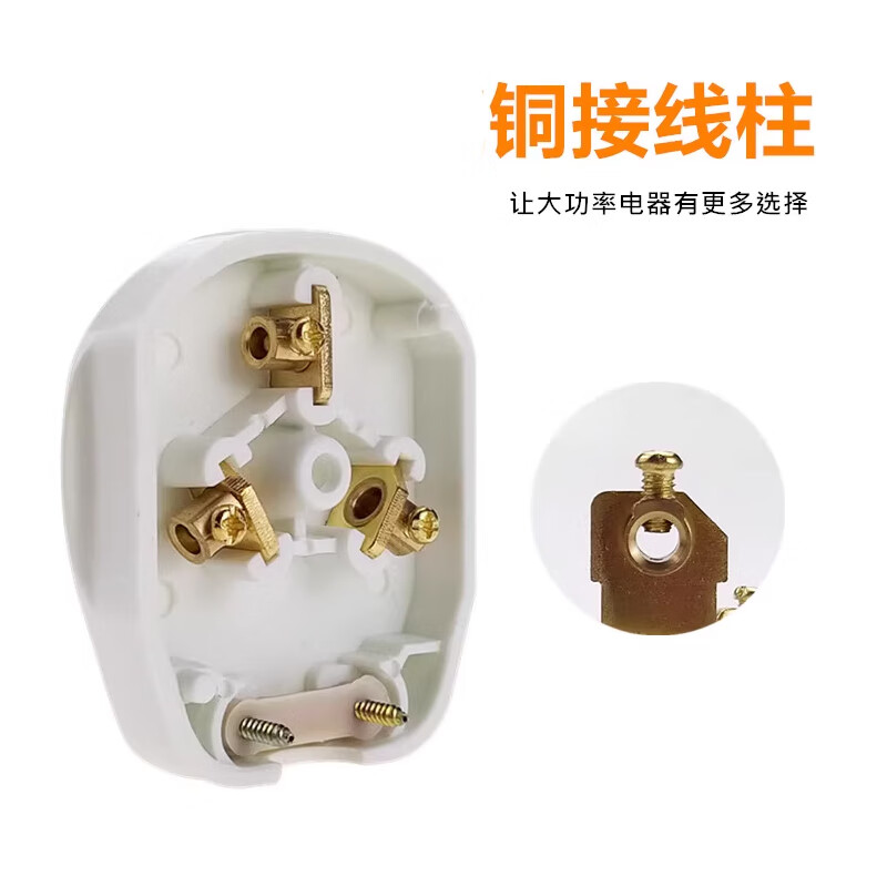 3M CZ313 墙壁工业插座 三相四线插头暗装插座工业大功率440V插座面板 三插头25A高清大图