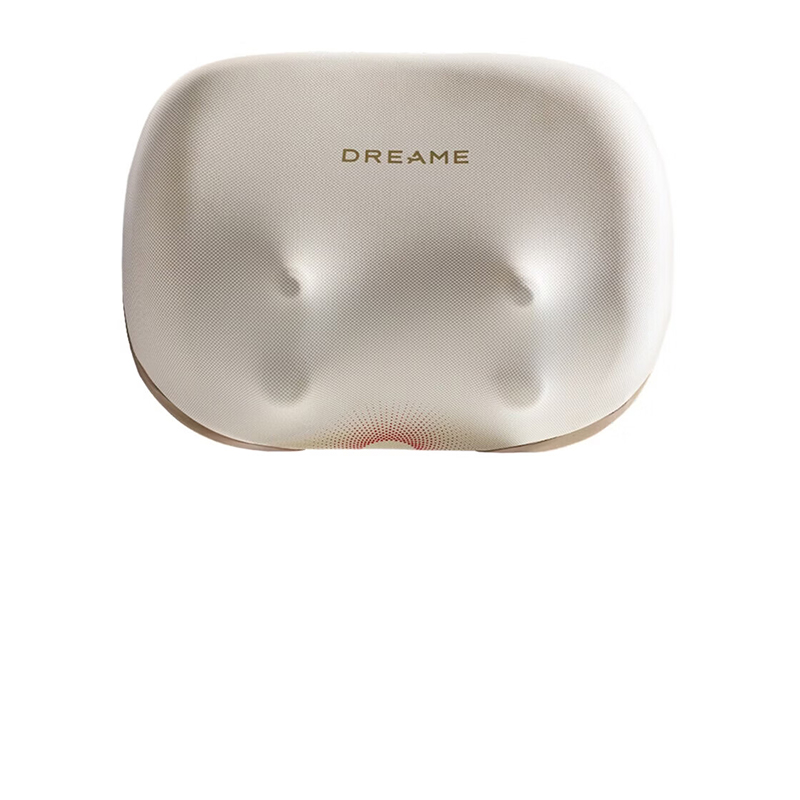 追觅(DREAME) [春晚同款]肩颈按摩枕腰靠垫腰部按摩仪 办公室颈椎按摩器 [深度放松按摩枕]P30 米白色高清大图