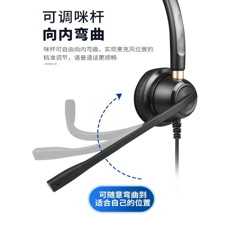 声迪尔(shengdier) S510NC 双耳USB接口话务耳机耳麦 宽频降噪
