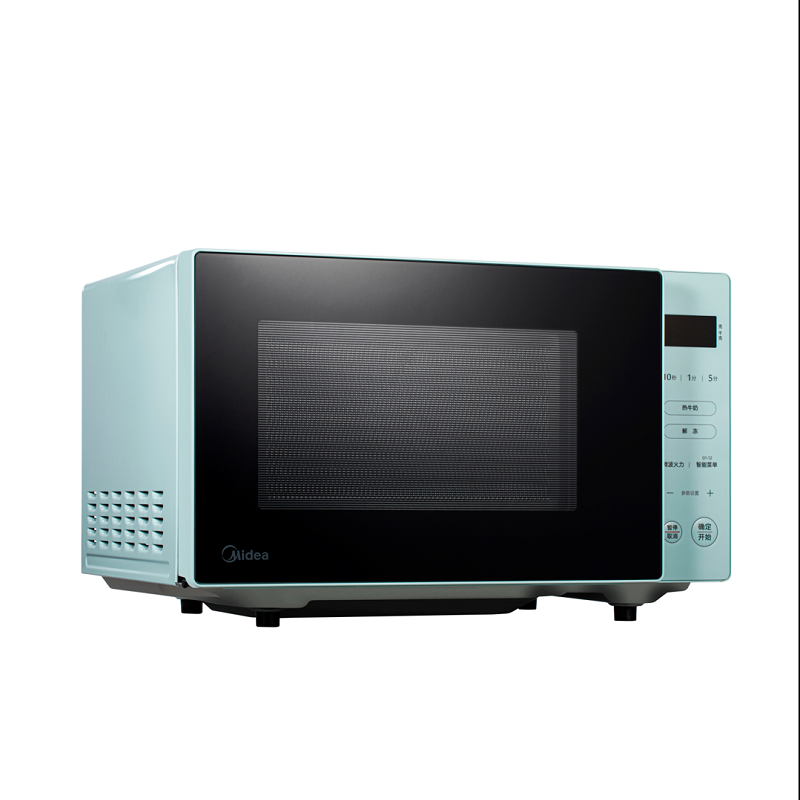 美的(Midea)家用平板加热微波炉20L一键解冻简易操作微波杀菌5档活力