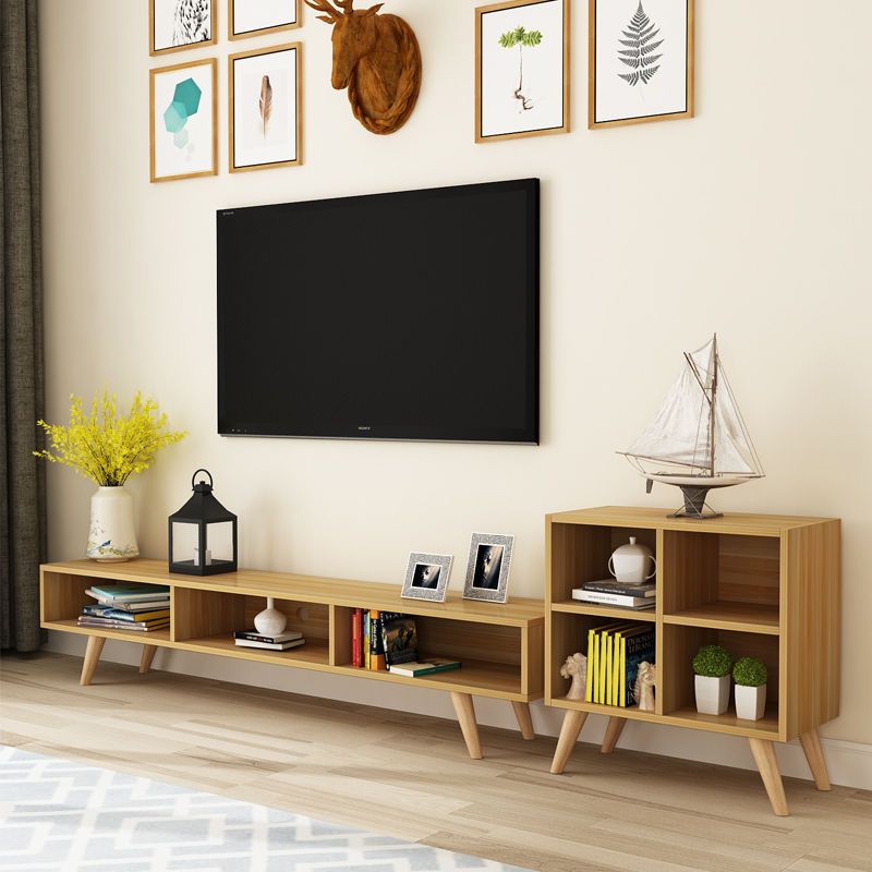 北欧电视柜实木脚组合现代客厅小户型地柜简易卧室电视柜定制