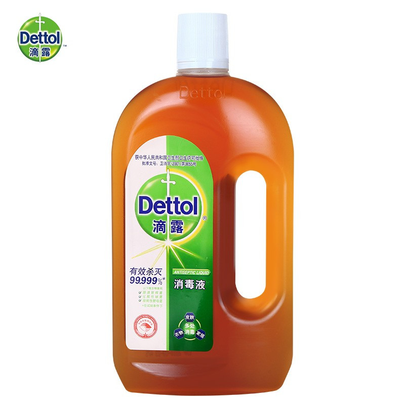 滴露（Dettol）消毒液750mL家用杀菌皮肤内衣物儿童玩具宠物地板消毒水 （单位：瓶）