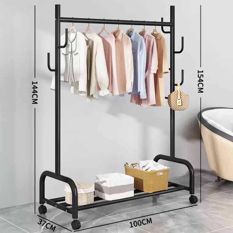 悦兴诚衣帽架 单层100*37*154cm个高清大图