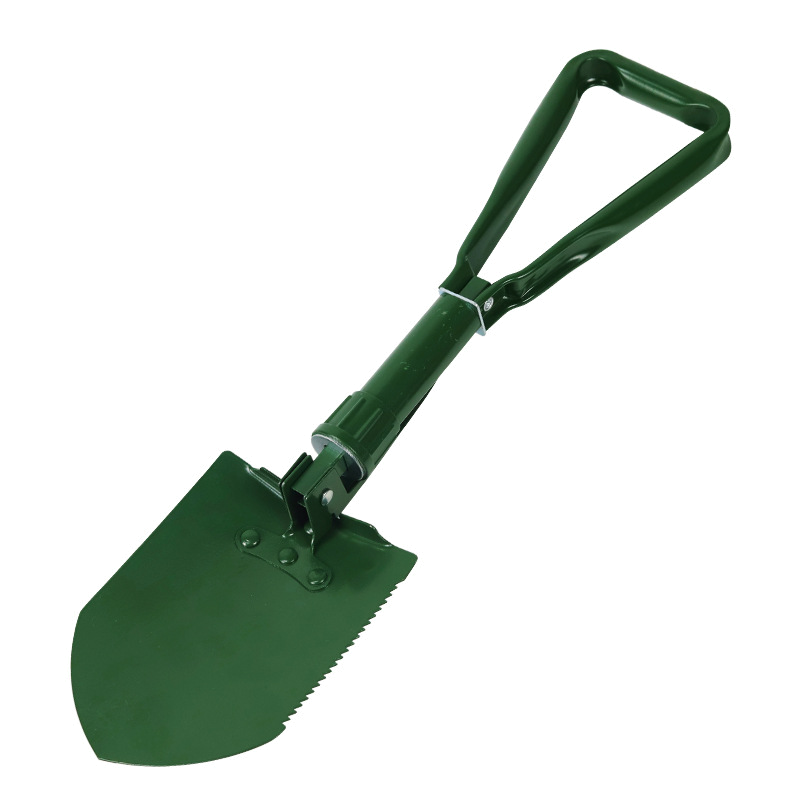 酷美智悦 多功能折叠工兵铲绿色 KM-BH670 把高清大图