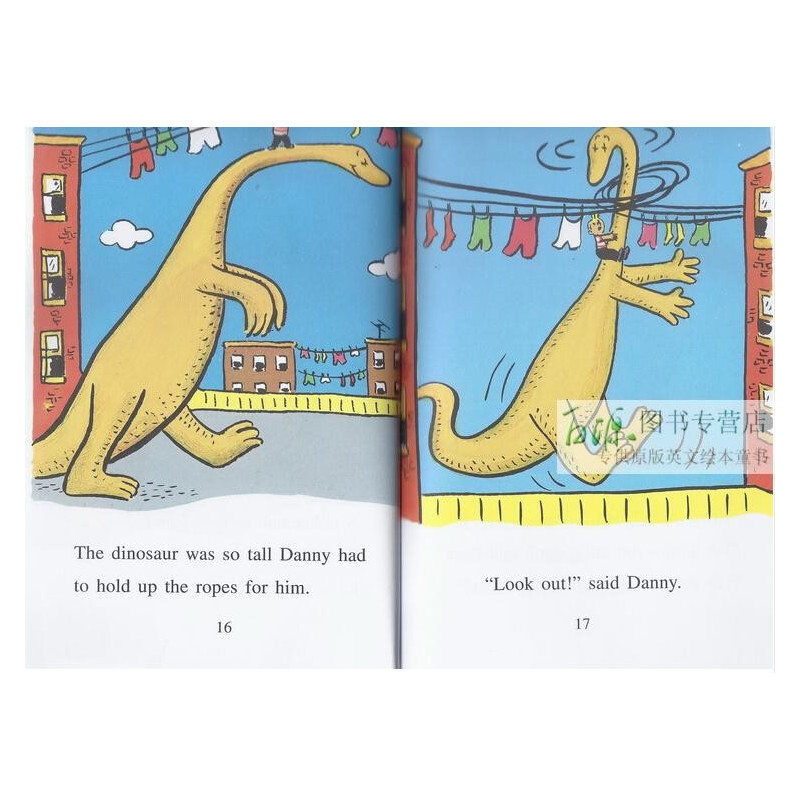 [正版]送音频英文原版绘本i can read 一阶段danny and the dinosaur恐龙系列3本汪培珽男孩