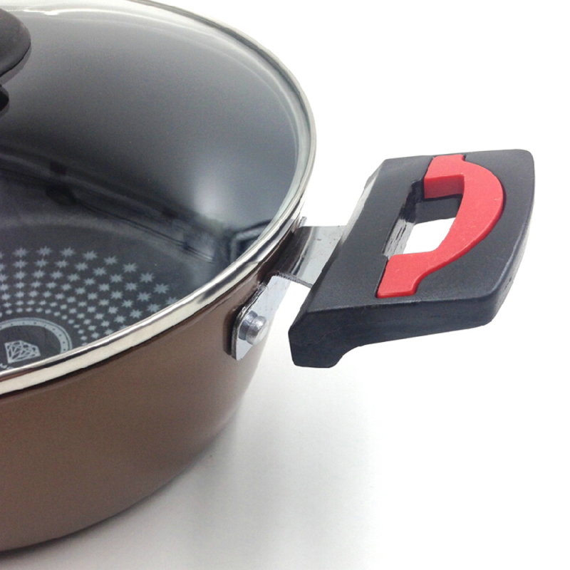 德世朗(DESLON) 锅具 DFS-TZ102B铁离子金钢套锅三件套 炒锅30cm 汤锅24cm 煎锅24cm