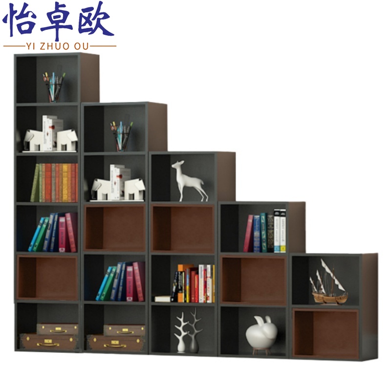 怡卓欧组合书柜3.5米组高清大图