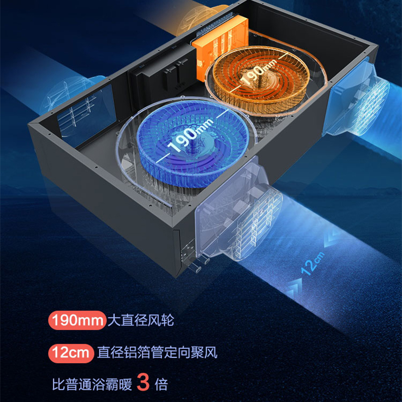 海尔线性浴霸线型3倍取暖干湿区分离香氛沐浴时尚线型L-75C-001