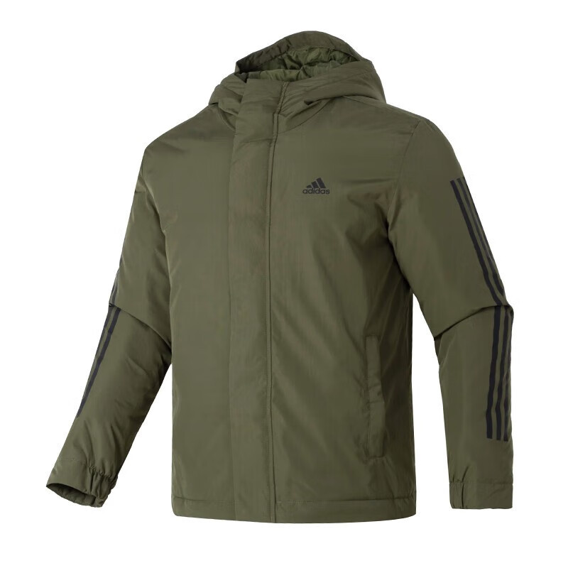 阿迪达斯 (adidas)男装 2023冬季新款运动服户外防风保暖外套舒适时尚休闲服棉服 IP2535 S